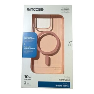 N7-O Incase - Slim Case with MagSafe for Apple iPhone 16 Pro - Blush Pink